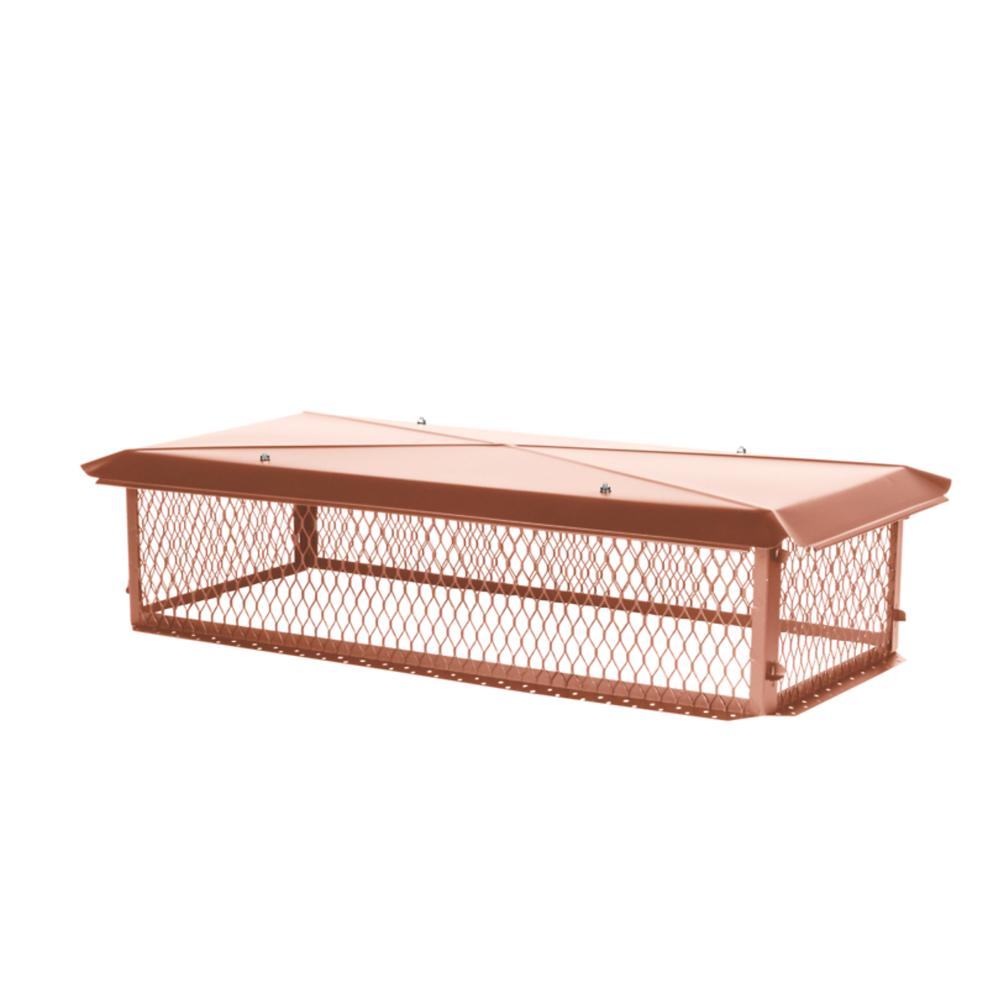 Draft King, 17in. x 29in. Copper Multi-Flue Chimney Cap, Included (qty.) 1 Model# CBT1729K-12W